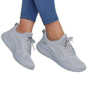 SKECHERS BOBS SQUAD CHAOS - FACE OFF LTGY - Footcourt Egypt