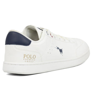 POLO Premier Group Blanco Sneakers - Footcourt Egypt