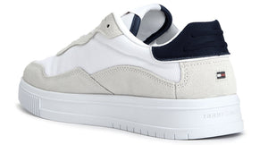 TOMMY HILFIGER Leather lace - up sneakers - Footcourt Egypt