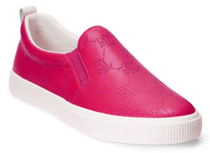 RALPH LAUREN Haddley Logo Leather Slip - On Trainer - Footcourt Egypt