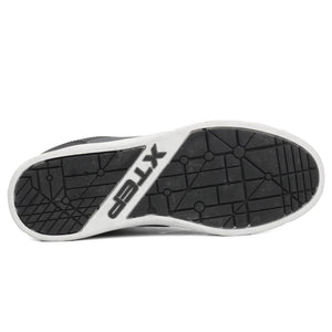 XTEP Low - Cut Men's Skateboarding Shoes BKGY - Footcourt Egypt