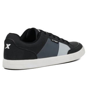XTEP Low - Cut Men's Skateboarding Shoes BKGY - Footcourt Egypt