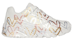 SKECHERS x JGoldcrown: Uno Lite - Metallic Love - Footcourt Egypt