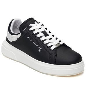 John Richmond 20007Cp Leather Sneakers Bkw - Footcourt Egypt