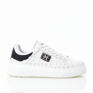 John Richmond 27300CP Men's Leather Sneakers WTBK - Footcourt Egypt