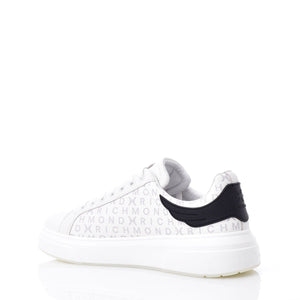 John Richmond 27300CP Men's Leather Sneakers WTBK - Footcourt Egypt