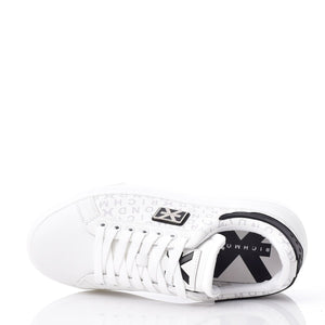 John Richmond 27300CP Men's Leather Sneakers WTBK - Footcourt Egypt