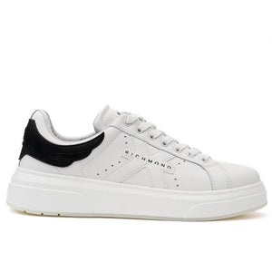 John Richmond 22203 Leather Sneakers Wt - Footcourt Egypt