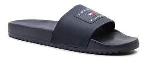 TOMMY HILFIGER Logo Badge Slide - Footcourt Egypt