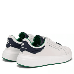 John Richmond 27301CP Men's Leather Sneakers WNGN - Footcourt Egypt
