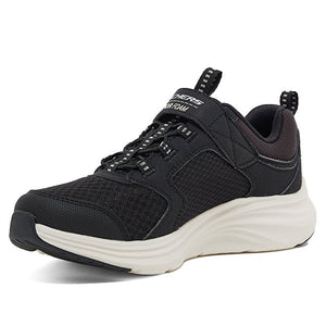 SKECHERS Fiber foam shoe with Velcro strap BLK - Footcourt Egypt