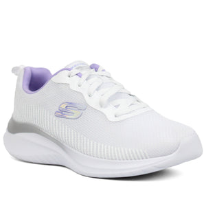SKECHERS Women's Sports Sneakers for Leisure WHT - Footcourt Egypt