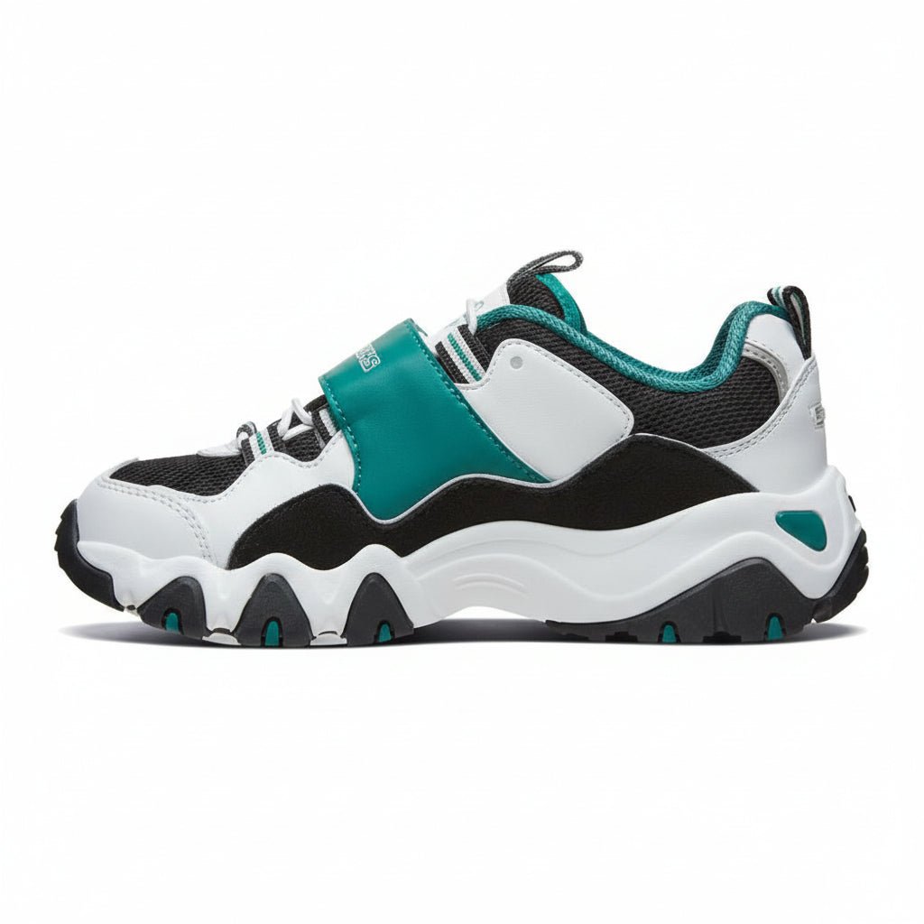 SKECHERS DLITES 2.0 Black Green Kid's - Footcourt Egypt