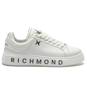 John Richmond Men's Sneakers With Logo On Bottom X Silver - Footcourt Egypt