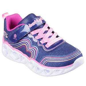 SKECHERS Heart Lights - Retro Hearts Bkmt Shoes NVMT - Footcourt Egypt