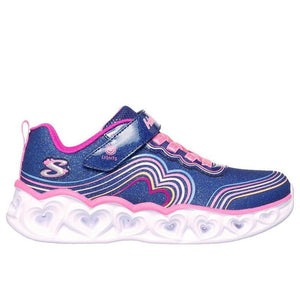 SKECHERS Heart Lights - Retro Hearts Bkmt Shoes NVMT - Footcourt Egypt