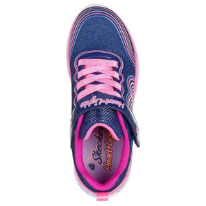 SKECHERS Heart Lights - Retro Hearts Bkmt Shoes NVMT - Footcourt Egypt