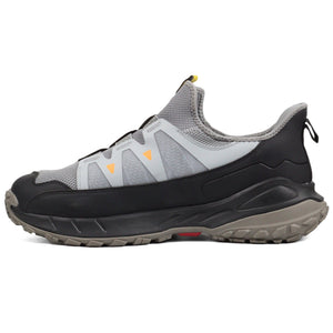 FITVILLE Mens Extra Wide Walking Trainers Slip On GRBR - Footcourt Egypt