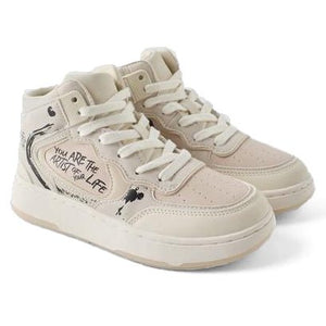 ZARA Graffiti Hitop Sneaker - Footcourt Egypt
