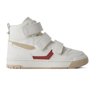 ZARA High - Top 3 Strap Sneakers Wht - Footcourt Egypt