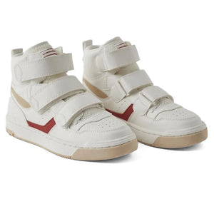 ZARA High - Top 3 Strap Sneakers Wht - Footcourt Egypt