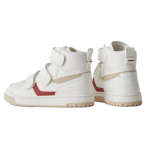 ZARA High - Top 3 Strap Sneakers Wht - Footcourt Egypt