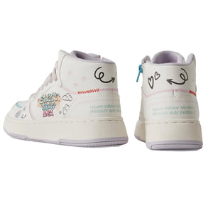ZARA Graffiti High - Top Sweet Vibes Sneakers - Footcourt Egypt