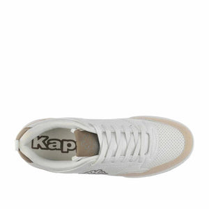 Kappa Unisex White Manis Logo Sneakers - Footcourt Egypt
