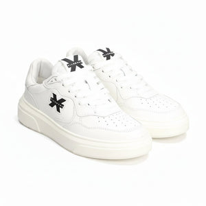 John Richmond 20119CP Women's Leather Sneakers WBK - Footcourt Egypt