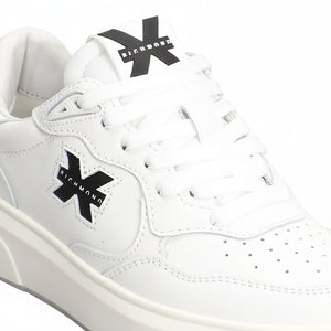 John Richmond 20119CP Women's Leather Sneakers WBK - Footcourt Egypt