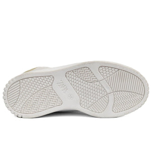 ZARA Vintage Sporty Hitop Off White Shoes - Footcourt Egypt