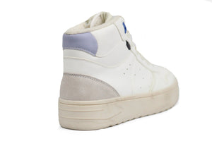 ZARA Vintage Sporty Hitop White Shoes - Footcourt Egypt