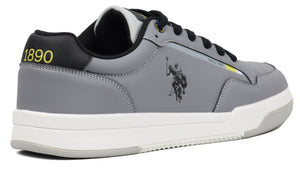 US Polo Assn Grey Steve 003A Trainers - Footcourt Egypt