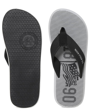 U.S. Polo Assn. Men V - Strap Logo Marinos 2.0 Flip Flops - Footcourt Egypt