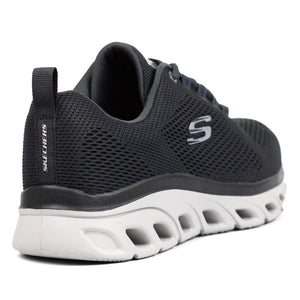 SKECHERS Men's GLIDE LIGHT sports shoe BKGY - Footcourt Egypt
