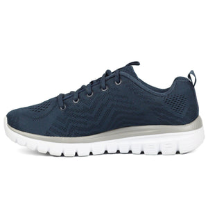SKECHERS Graceful Get Connected Shoes NVGY - Footcourt Egypt
