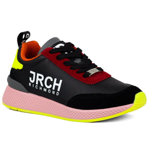 John Richmond 15822Cp Women's Leather Sneakers Bkm - Footcourt Egypt