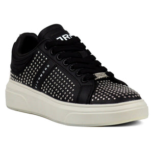John Richmond Leather With Rivets Men Sneakers Bkw - Footcourt Egypt