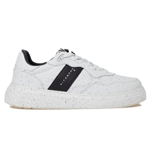 John Richmond Splash-effect Lace-up Leather Sneakers - Footcourt Egypt