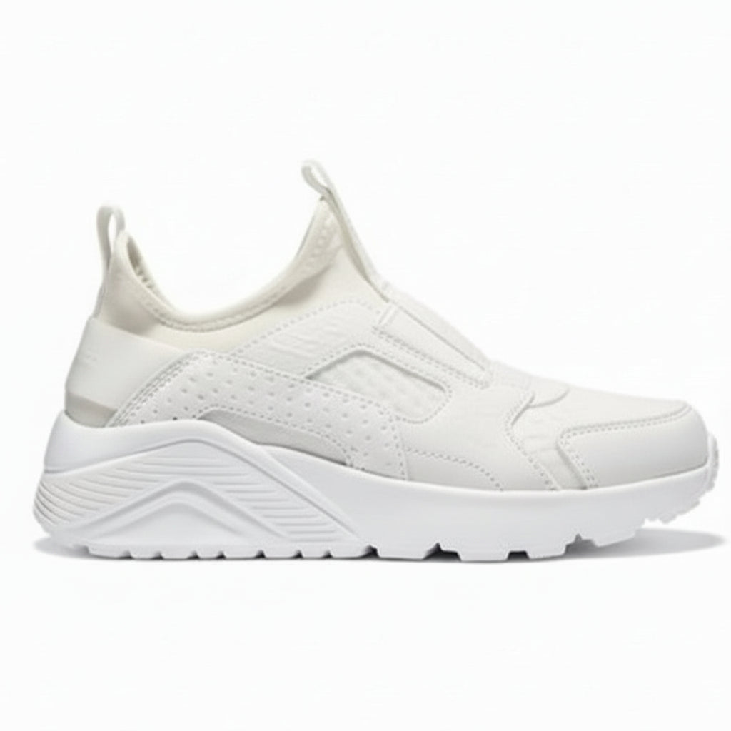 SKECHERS GO SPRING SLIP ON WHT