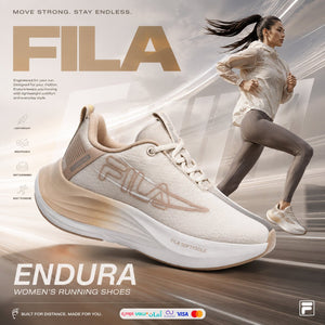 FILA Endura Women's Running Shoes - BEG - Footcourt Egypt