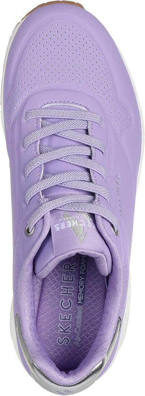 SKECHERS Uno - Shimmer Away LILAC - Footcourt Egypt