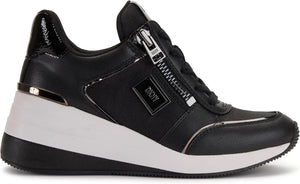 Dkny Kaden Lace - Up Zip Wedge Sneakers - Footcourt Egypt
