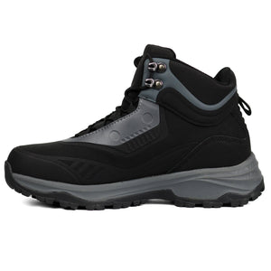 JEEP Mid Top Lace Chunky Hiking Boot BKGY - Footcourt Egypt