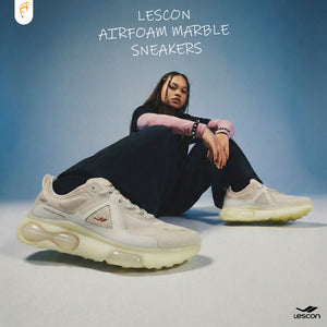 LESCON Airfoam Marble Sneakers - Footcourt Egypt