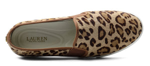 RALPH LAUREN Jinny Faux - Leather Trainer - Footcourt Egypt