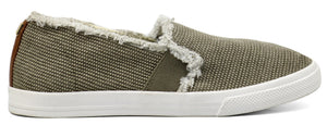 RALPH LAUREN Jinny Fray Faux - Leather Trainer - Footcourt Egypt