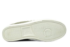 RALPH LAUREN Jinny Fray Faux - Leather Trainer - Footcourt Egypt