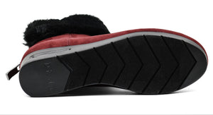 DKNY Womens Abri Faux Suede Faux Fur Booties - Footcourt Egypt
