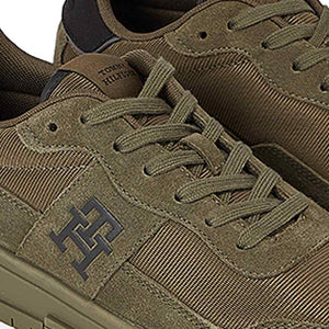 TOMMY HILFIGER Leather lace - up sneakers - Footcourt Egypt